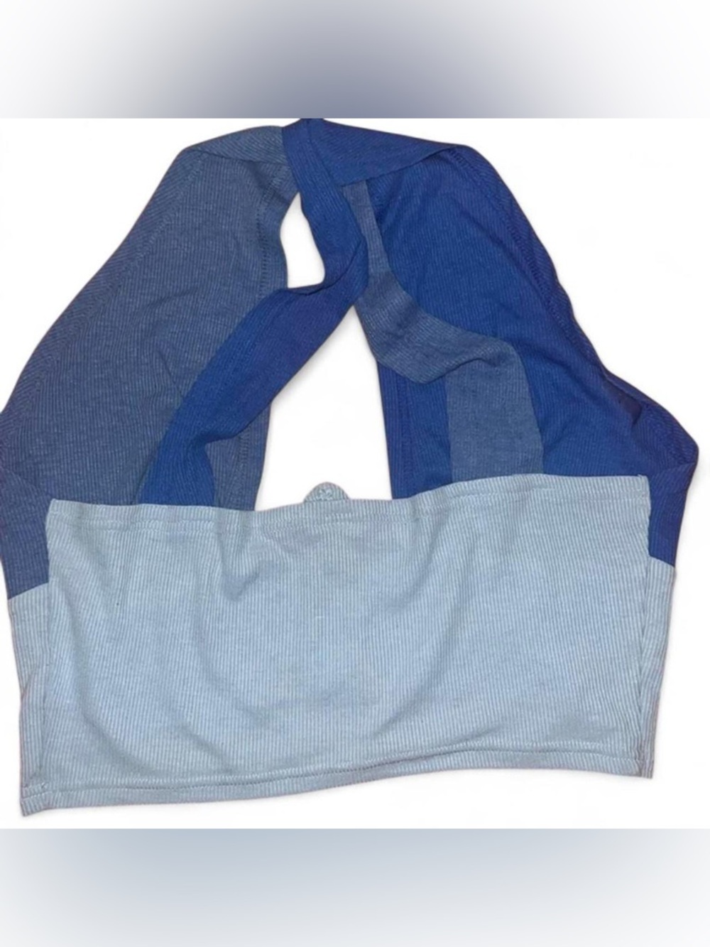 Tri Blue Top - Picture 2 of 3